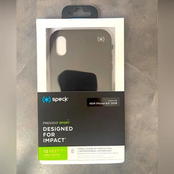 Speck Presidio Apple iPhone XS Max case- black - Picture 1 of 3